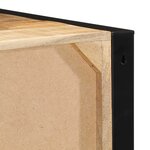 vidaXL Table de chevet 40x35x25 cm bois massif de manguier brut