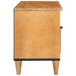vidaXL Meuble TV Marron clair 80 x 33 x 46 cm bois de manguier massif