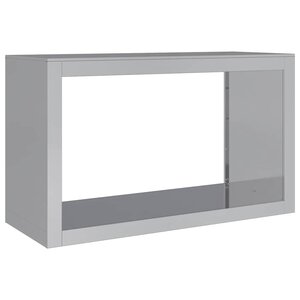 vidaXL Portant de bois de chauffage 100x40x60 cm acier galvanisé