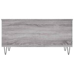 vidaXL Table basse Sonoma gris 90x44 5x45 cm Bois d'ingénierie