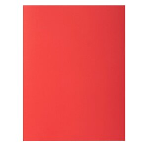 Paquet De 50 Chemises 2 Rabats Rock''s 210 - 24x32cm - Rouge - Exacompta