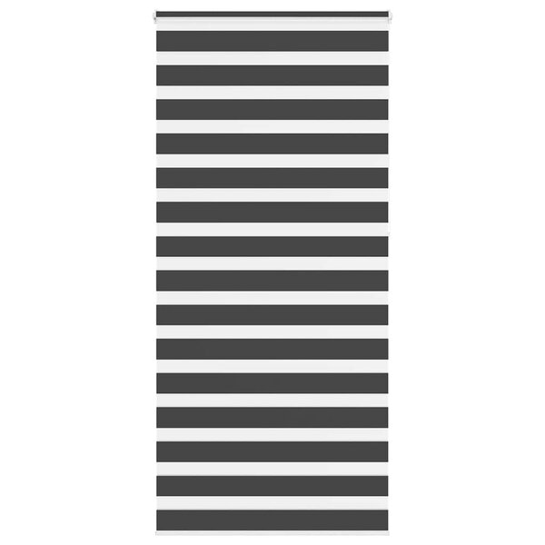 vidaXL Store zèbre noir 105x230 cm largeur du tissu 100 9 cm polyester