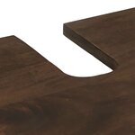vidaXL Ensemble de mobilier de salle de bain 2 Pièces Brun Noyé