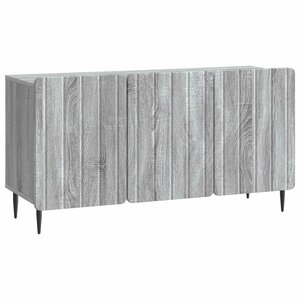 vidaXL Meuble TV Sonoma gris 99 x 34 5 x 52 cm Bois d'ingénierie
