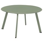 ProGarden Table d'appoint 70x40 cm vert mat