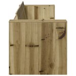 vidaXL Canapé de jardin Vert 185.5 x 60 x 62 cm Pin imprégné