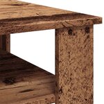vidaXL Table basse vieux bois 60x60x42 cm bois d'ingénierie