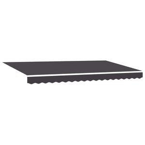 vidaXL Auvent Rétractable Anthracite 400 x 200 cm tissu