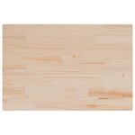 vidaXL Dessus de table 80x50x2 5 cm rectangulaire bois de pin massif