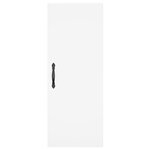 vidaXL Buffet haut Blanc 34 5x34x180 cm Bois d'ingénierie