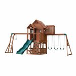 Tour Skyfort II balançoires toboggan escalade
