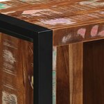 vidaXL Table de chevet 40x30x80 cm bois massif de récupération