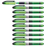 Surligneur NAVIGATOR de poche Pointe Biseautée vert x 10 STABILO
