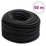 vidaXL Tuyau d'air hybride noir 0 6" 50 m caoutchouc et PVC