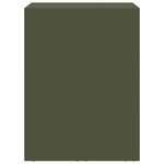 vidaXL Armoire murale pour garage Vert olive 60 x 40 x 53 cm