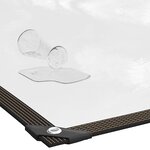 vidaXL Housse de protection plantes avec œillets 1x6 m polyéthylène