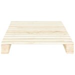 vidaXL Cadre de lit de palette Bois de pin massif 90 x 200 cm
