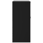 vidaXL Classeur noir 79x40x90 cm acier