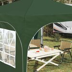 vidaXL Tente de fête pop-up 290 x 290 x 245 cm Vert