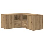 vidaXL Armoire d'angle chêne artisanal 160x40x45 cm bois d'ingénierie