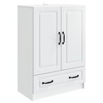 vidaXL Buffet Blanc 66 x 34 5 x 92 cm Bois d'ingénierie