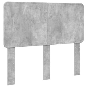 vidaXL Tête de lit Gris béton 120 cm Bois d'ingénierie