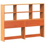 vidaXL Cadre de lit sans matelas cire marron 160x200cm bois pin massif