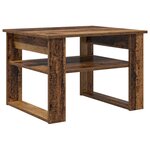 vidaXL Table basse Bois ancien 64 x 54 x 44 cm Bois d'ingénierie