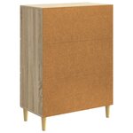 vidaXL Buffet Chêne Sonoma 66 x 34 5 x 90 cm Bois d'ingénierie