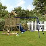 vidaXL Aire de jeux d'extérieur bois de pin imprégné