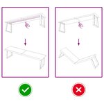 vidaXL Dessus de table marron foncé bois chêne massif traité