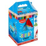 crayons de couleurs COLOR'PEPS  triangulaire  kit MAPED