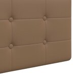 vidaXL Tête de lit suspendue Cappuccino Simili cuir