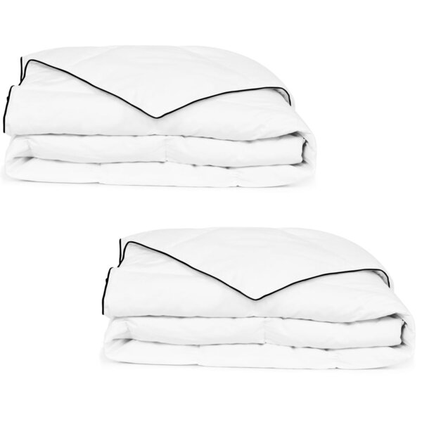vidaXL Couette en duvet d'hiver 2 Pièces 155 x 220 cm