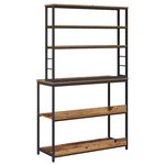 vidaXL Étagère de cuisine Bois Ancien 100 x 40 x 168 cm