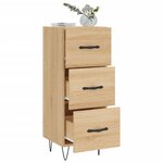 vidaXL Buffet Chêne sonoma 34 5x34x90 cm Bois d'ingénierie