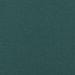 vidaXL Fauteuil inclinable avec repose-pieds vert foncé tissu