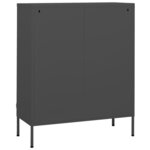 vidaXL Armoire de rangement Anthracite 80x35x101 5 cm Acier