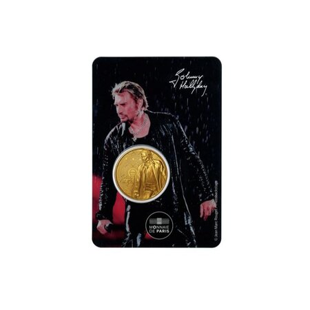 Blister Johnny Hallyday (Pluie) - Médaille 2020