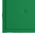 vidaXL Chaises de jardin empilables avec coussins lot de 6 Teck solide
