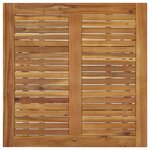 vidaXL Table pliable de jardin 90x90x75 cm Bois d'acacia massif