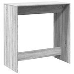 vidaXL Table de bar sonoma gris 102x50x103 5 cm bois d'ingénierie