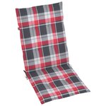Vidaxl chaises inclinables de jardin 2 pièces avec coussins bois d'acacia