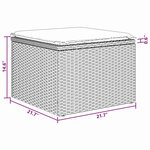 vidaXL Ensemble de canapé de jardin 8 Pièces Marron Poly rotin