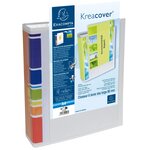 Classeur À Levier Dos 70mm Rembordé 2 Pochettes Extérieures - A4 - Blanc - X 10 - Exacompta