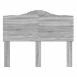 vidaXL Tête de lit Gris Sonoma 135 cm Bois d'ingénierie