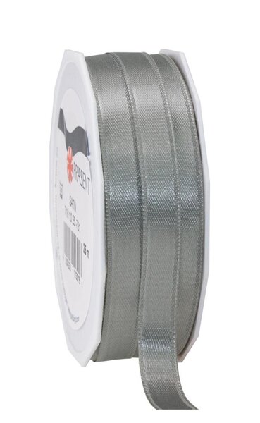 Satin double face 25-m-rouleau 10 mm ardoise