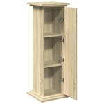vidaXL Piédestal avec rangement chêne sonoma bois d'ingénierie