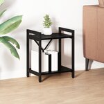 vidaXL Bibliothèque Chêne noir 40 x 30 x 48.5 cm Bois d'ingénierie