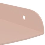 vidaXL Étagère flottante avec étagère 4 Pièces Rose 15 x 15 x 2 cm